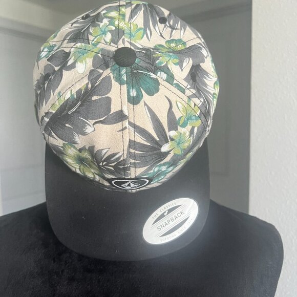 Volcom Hat Cap Hawaiian Snapback One Size Trucker Fishing Outdoor Casual Youth - Picture 3 of 7